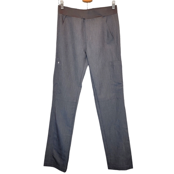 FIGS Men's Axim Cargo Scrub Pants Grey Classic Fit Moisture Wicking Anti Wrinkle - Picture 3 of 9